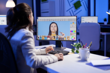 Un arte de Photoshop para procesar imágenes.