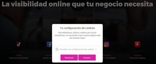 Poner Aviso de Cookies en Mi Web: Optimización del Ratio de Aceptación