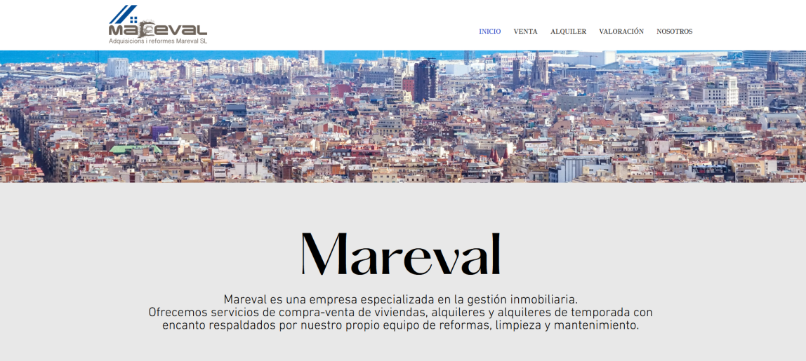 Nuevo proyecto en WordPress: Mareval, una web adaptada al Kit Digital