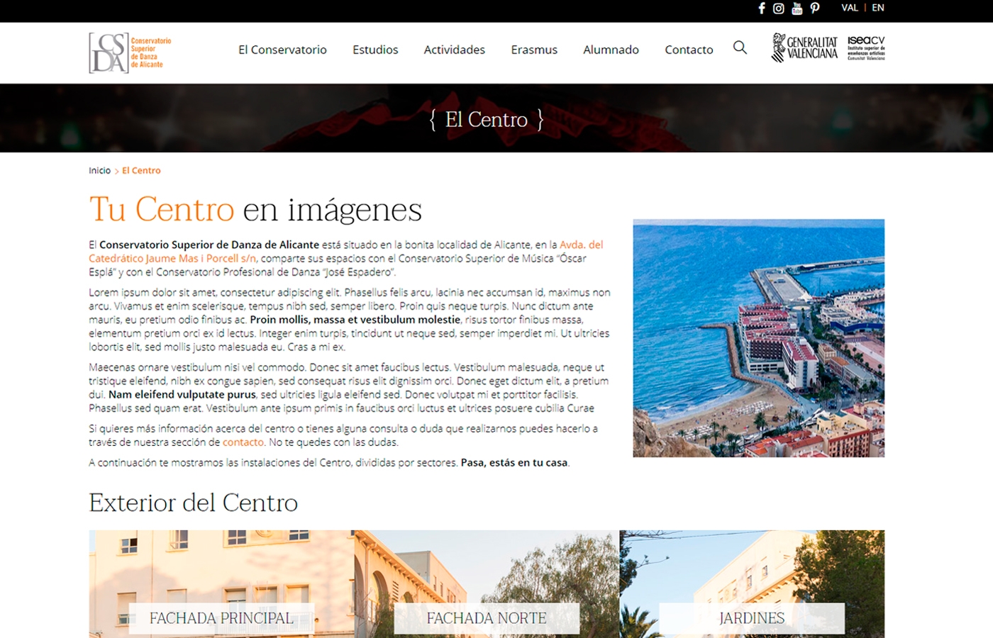 Conservatorio Superior de Danza de Alicante Conservatorio Superior de Danza de Alicante