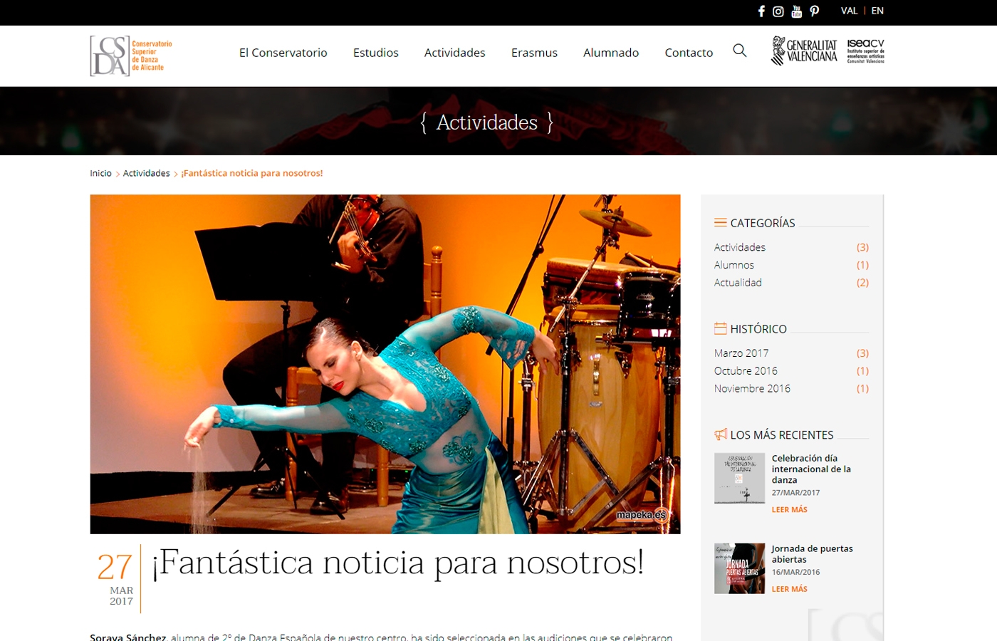 Conservatorio Superior de Danza de Alicante Conservatorio Superior de Danza de Alicante